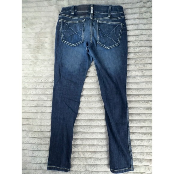 Ariat Jeans Women's 30 Straight Leg Dark Wash Stretch 30x30 Cowgirl Western Barn - Picture 9 of 13